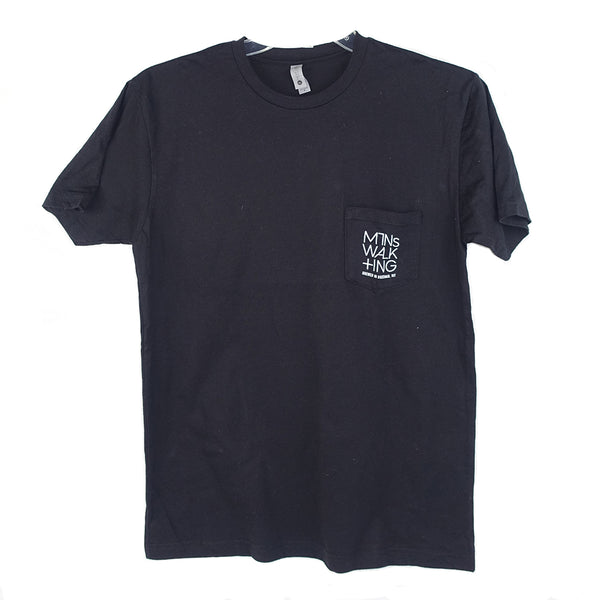 T-Shirt with Pocket in Black
